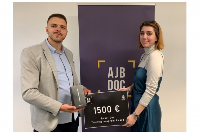 The Best Project of AJB DOC Training 2021. awarded to Elma Iković