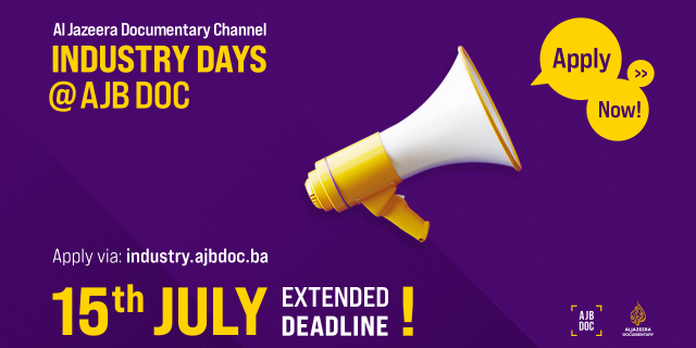 Extended deadline for submission at Al Jazeera Documentary Industry Days @ AJB DOC