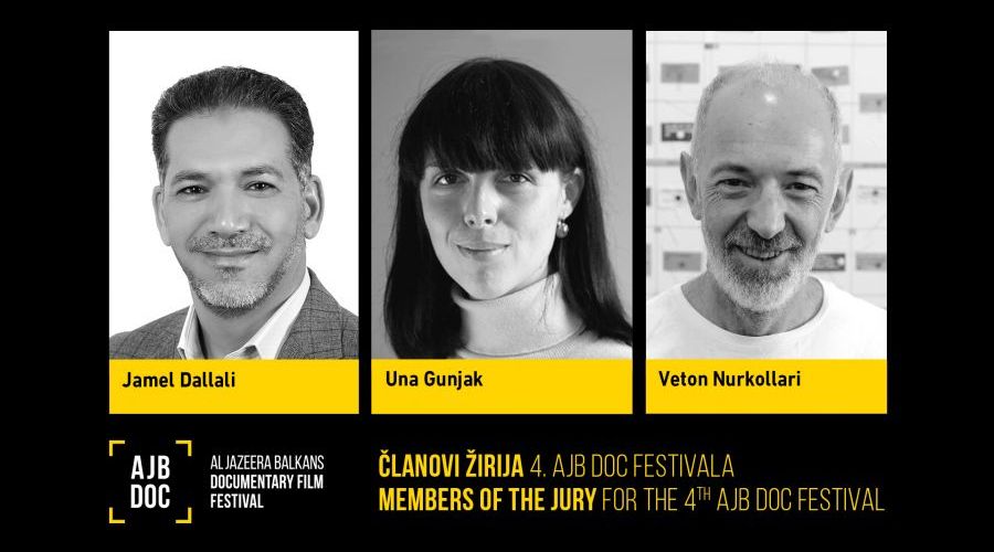 The jury members of the fourth AJB DOC Film Festival